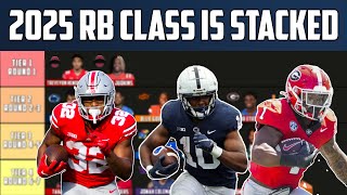 Top 2025 NFL Running Back Tiers  CLASS IS STACKED [upl. by Aivataj]