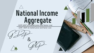 GDP GNP and other national income aggregate Macroeconomics [upl. by Lledniw]