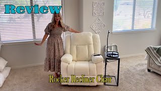 Korser Rocker Recliner Chair Review  Is it Quality [upl. by Cupo]