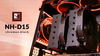 Noctua NHD15 chromaxblack Review  Best performing CPU Cooler [upl. by Nwahsyt]