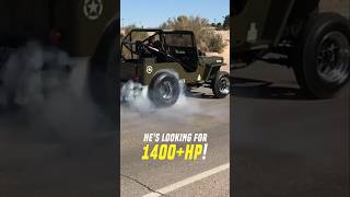 Worlds Coolest Drag Jeep Ever jeepwillys jeeps willysjeep lsxturbo lsxworld turbocharged [upl. by Debo457]