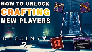 How to Unlock Weapon Crafting For New and Returning Players  Reshape Weapons ► Destiny 2 [upl. by Durst102]