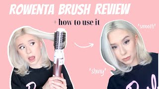 Rowenta Brush Activ Volume amp Shine Review  How to use it [upl. by Eehsar972]