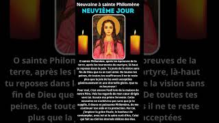 Neuvaine à sainte Philomène Neuvième jour [upl. by Ilke]