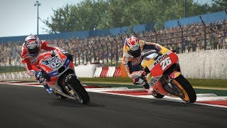 MotoGP 17  First play  GP CATALUNYA 2017  DOVIZIOSO gameplay [upl. by Gavrilla435]