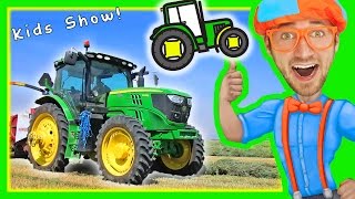 Blippi with Tractors for Toddlers  Educational Videos for Toddlers with Nursery Rhymes [upl. by Eniamurt783]