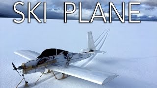 RC Ski Plane  Awesome Fun [upl. by Niarbo]