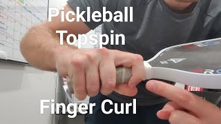 Professional Teaches the Pickleball Topspin Finger Curl [upl. by Aserret]