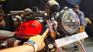 Jawa 42 New Model 2024  Jawa 42 FJ  Exhaust Sound New Updates amp On Road Price [upl. by Nnaecyoj]