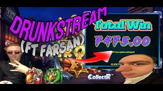 DRUNKSTREAM MED FARSAN 7500x VINST 2 promille [upl. by Jarrod]