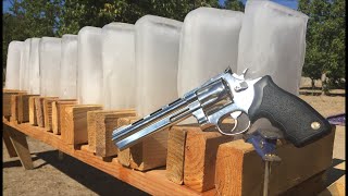 357 MAGNUM VS ICE [upl. by Ateuqal]