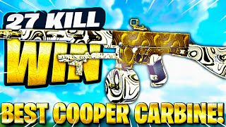 27 KILLS😱 the BEST COOPER CARBINE CLASS SETUP in WARZONE Best Cooper Class in Vanguard Warzone [upl. by Yemerej]