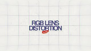 RGB lens distortion  After Effects tutorial [upl. by Carmella]