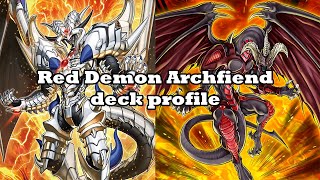 RED DRAGON ARCHFIEND DECK PROFILEYugioh TCG [upl. by Aroon]