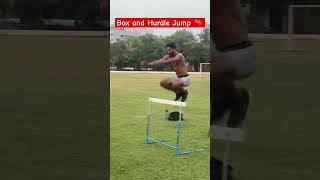 Box and hurdle jump hardwork trackandfield hardwork traning running shortvideo youtubeshorts [upl. by Goodrow678]