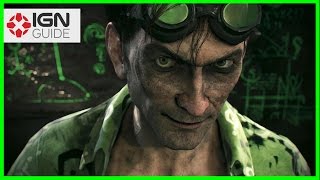 Batman Arkham Knight Arkham Knight HQ Riddler Trophies Part One [upl. by Itirp]