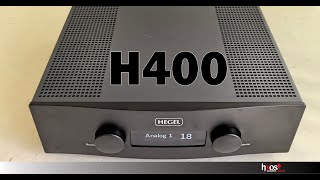 Hegel H400 High power streaming amplifier with Roon app and Connect  The successor of H390 [upl. by Aunson]