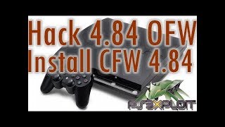 Tutorial Jailbreak PS3 and install CFW 484 on OFW 483 amp 484 with HFW [upl. by Nnainot]