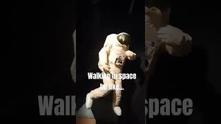 Walking in space be like esa nasa space station space walk space expo noordwjjk [upl. by Einobe258]