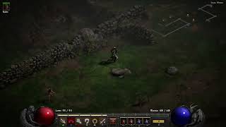 DIABLO II RESURRECTED Paladin Dark Wood Rogue Encampment 040824 [upl. by Joni261]