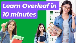 How to use Overleaf and Latex  Learn Overleaf in 10 minutes [upl. by Eugor]