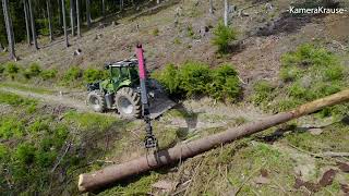 4K Fendt Vario 718  Forsttechnik Sauerland  Forstbetrieb Vonnahme [upl. by Schenck]