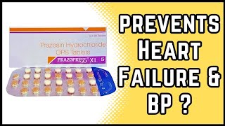 Prazopress XL 5 Tablet Uses Side Effects Dosage  Prazosin Hydrochloride OPS Tablets [upl. by Zeeba]