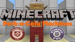 Juggernog amp PhD Flopper Perk Machines  Minecraft [upl. by Jacqueline]