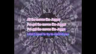 Maroon 5 Moves Like Jagger Karaoke [upl. by Cerallua]