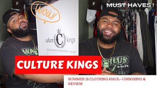 CULTURE KINGS HAUL UNBOXING amp REVIEW VINTAGE TEES SHORTS amp MORE SIZE XL [upl. by Trisa]