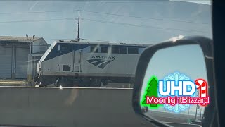 Amtrak 199 Passing Thru In Chualar CA Near In Gonzales amp Soledad [upl. by Orat690]