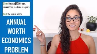 FE Exam Eng Economics  Annual Worth A  Problem 1 [upl. by Whittemore]