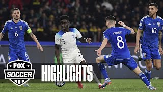 Italy vs England Highlights  UEFA European Qualifiers [upl. by Gamages]