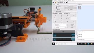 CNC pen plotter machine setup and Software video [upl. by Lanor369]