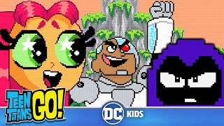 Teen Titans Go  Top 10 Video Game References  dckids [upl. by Hsirrehc]