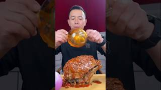 22ht Spicy lambs head daily mukbang short [upl. by Sally]