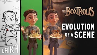 Evolution of a Scene quotCheese Samplerquot  The Boxtrolls  LAIKA Studios [upl. by Drawdesemaj]