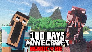 I Spent 100 Days on a Horror Island in Hardcore Minecraft [upl. by Klemens273]