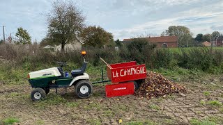 Ramassage de feuilles et de patates plus Petite galère avec le quad ￼ [upl. by Macur]