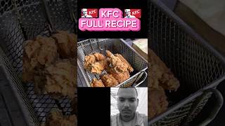 KFCFULLRECIPE🤤🥵  How to cook KFC at house  food cooking kfcchicken recipe shorts ytshorts [upl. by Chrystal344]