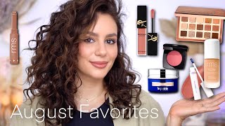 AUGUST FAVORITES Most Used Beauty Products  Tania B Wells [upl. by Rankin]