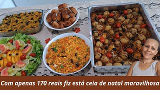 Uma ceia de natal completa por apenas 170 reais [upl. by Nuahsyd]