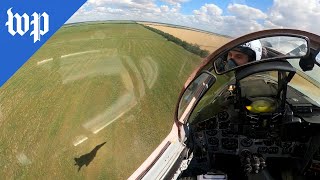 Flying low and fast over Ukraine in an aging Mig29 [upl. by Ardnic]