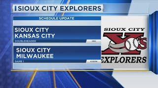 Sioux City Explorers Schedule Update [upl. by Eanram37]