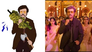 Manasilayo Full Video Song  Vettaiyan Song  Rajinikanth  Drawing meme  Manju Warrier  Funny [upl. by Hada]