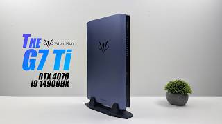 AtomMan G7 Ti First Look Thinnest RTX 4070 Gaming PC Ever [upl. by Hailey]