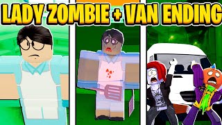 THE LUNCH LADY WAS INFECTED  How To Get The Roblox Field Trip Z Van Ending With Odd Foxx [upl. by Aliuqet]