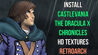 How to Install Castlevania The Dracula X Chronicles HD in RetroArch PPSSPP [upl. by Barbe766]