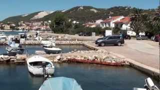 HD  Insel RAB in Kroatien Im Herbst mit dem Fahrrad durch den Ort Barbat [upl. by Blackmun]