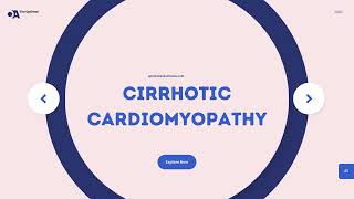 CCM  Cirrhotic Cardiomyopathy [upl. by Aierbma]